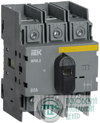 Выключатель-разъединитель модульный 3п 80А ВРМ-2 KARAT IEK MVR20-3-080