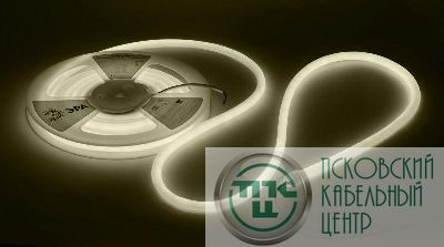 Лента светодиодная LS2835-9.6-120-24-3000K-IP68-5м 24В термостойкая для бани тепл. бел. (в комплекте: 2 заглушки; 10 крепежей)(уп.5м) Эра Б0062320