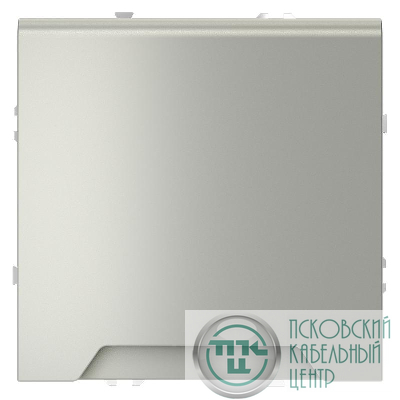 Розетка 1-м СП S70 16А с заземл. защ. шторки + крышка механизм сталь Voltum VLS040305