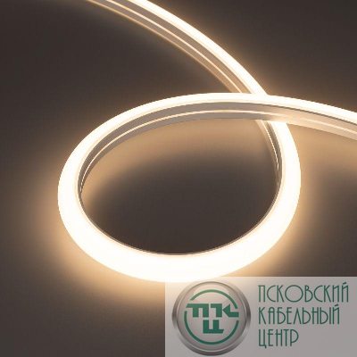 Лента светодиодная MOONLIGHT-TOP-A144-16x15mm 24V Warm 3500К 9.6Вт/м IP65 2835 wire x1 герметичная (уп.5м) Arlight 038604