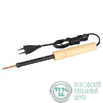 Паяльник ЭПЦН с деревянной рукояткой 230В 25Вт Россия Эра Б0061030