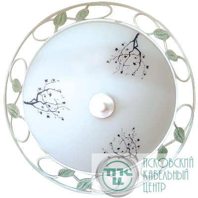 Светильник "Ричи" 400 НПБ 01-3х60-162 корпус "Флора" ИУ матов./бел. Элетех 1005205873
