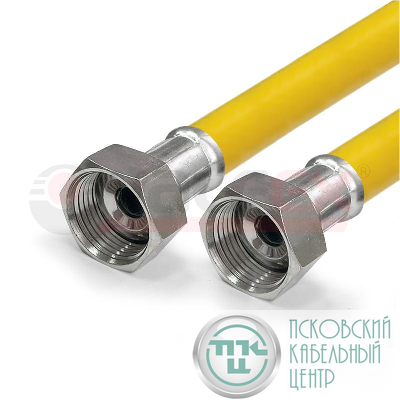 Подводка гибкая для газа ПВХ с полиэфирной нитью 3/4дюйм г/г 0.3м (230) VALFEX 20341103