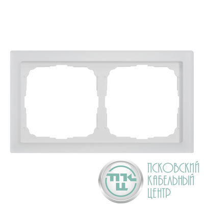 Рамка 2-м ArtGallery Pure матов. органич. стекло бел. SE GAL330102