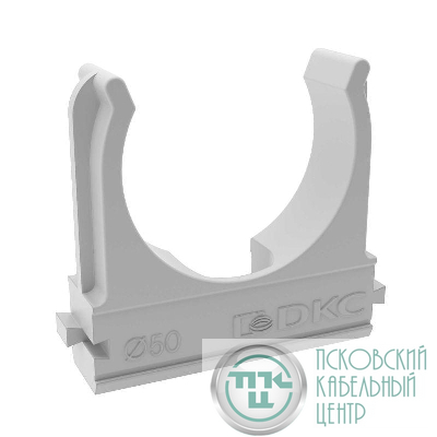 Держатель для труб (клипса) d50мм с защелкой DKC 51050