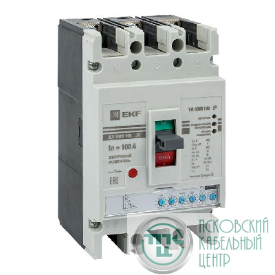 Выключатель автоматический 3п 100/100А 50кА ВА-99М PROxima электр. расцеп. EKF mccb99-100-100me