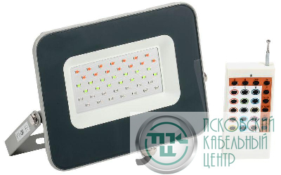 Прожектор светодиодный СДО 07-30RGB multicolor IP65 сер. IEK LPDO7RGB-01-30-K03