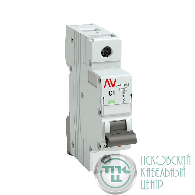 Выключатель автоматический модульный 1п C 1А 6кА AV-6 AVERES EKF mcb6-DC-1-01C-av