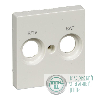 Плата Merten центральная с маркир. R/TV И SAT полярно бел. SchE MTN299819