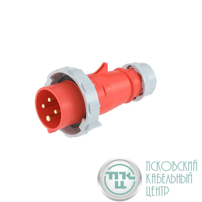 Вилка эл. каб. 16А 3P+E 400В IP67 DKC DIS2181636