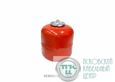 Бак расширительный вертикальный RV 35л красн. (20шт/пал) VALFEX VF.RV.0035