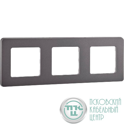 Рамка 3-м СП Inspiria IP20 дым. IEK 673957