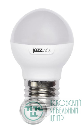 Лампа светодиодная PLED-SP 7Вт G45 4000К нейтр. бел. E27 230В/50Гц JazzWay 5018976