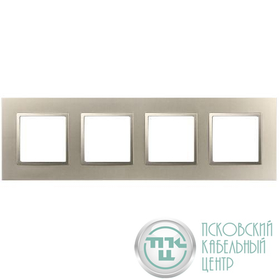 Рамка 4-м Elegance 14-5014-04 Classic шампань Эра Б0060589