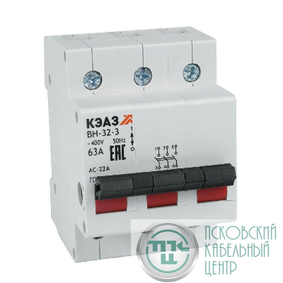 Рубильник мод. ВН32 363 УХЛ3 КЭАЗ 141640