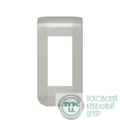 Рамка 1мод. Mosaic пластиковая алюм. Leg 079301L