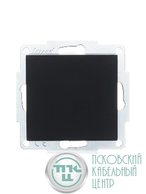 Выключатель 1-кл. СП Vesna механизм черн. бархат LEZARD 742-4288-100