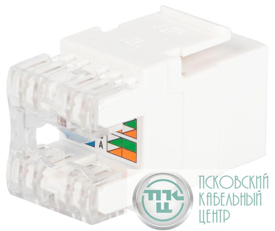 Люк 18-8002-01 коннектор RJ45 CAT6 UTP Keystone бел. Эра Б0063290