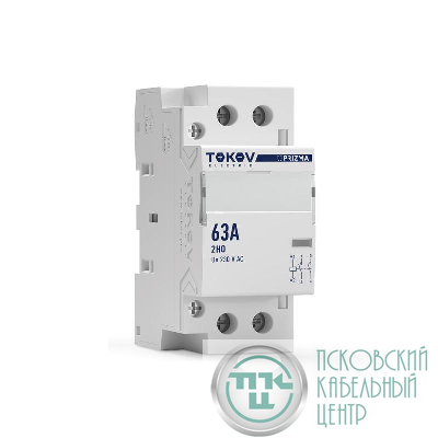 Контактор модульный 36мм 63А 230В АС 2НО PRIZMA TOKOV ELECTRIC TKE-PZ-MC-2-63-230-20