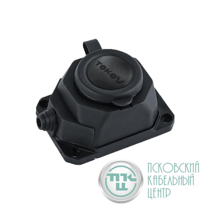 Колодка удлинителя 1-м 16А с заземл. каучук TOKOV ELECTRIC TKE-C05-KK1-Z