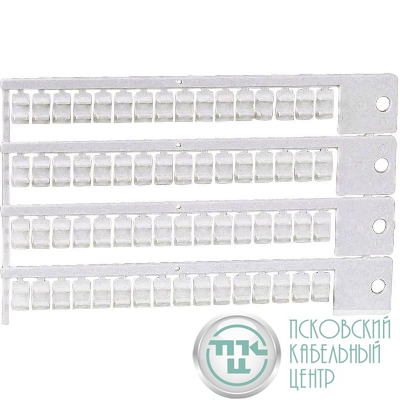 Шильдик маркировочный для интерфейсных колодок версий IRK IRKM 64шт DKC IRK-MP