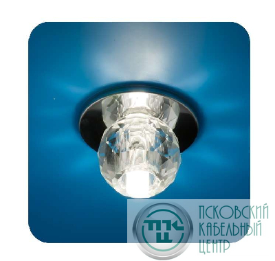 Светильник Ice 12 1 05 с огран. стеклом шар хром G4 ИТАЛМАК IT8063