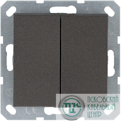 Выключатель 2-кл. 10А IP20 механизм мокко Jasmart G3023Z