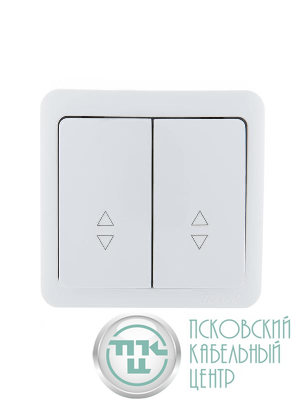 Переключатель проходной 2-кл. 2п ОП Viola 10А IP20 бел. LEZARD 751-0200-106