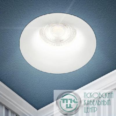 Светильник KL93 WH MR16/GU5.3 встраив. пластик. бел. Эра Б0054377