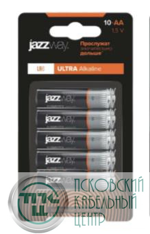 Элемент питания алкалиновый AA/LR6 Ultra Alkaline BL-10 (уп.10шт) JazzWay 5058132