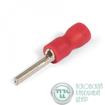 Наконечник кабельный штыревой круглый изолированный НШКИ 1.5-12 ПРОФИ (уп.100шт) КВТ 108574