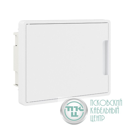 Щиток встраиваемый Фрейм (FRAME) ЩРв-п-8 8мод. с бел. дверцей с 2 шинами PEN на 6 и 8 отверст. бел. DKC F08B1WW