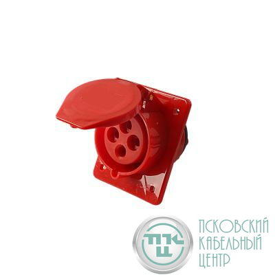 Розетка стационарная СП PPC 414 16А 4п 3Р+РЕ 380В IP44 Pro JazzWay 5072954