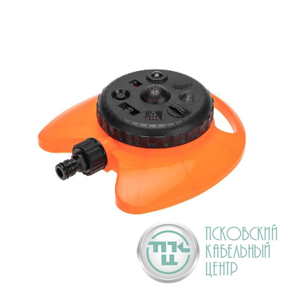 Дождеватель для полива круговой 100 (кв.м) 8 режимов ЧЕТЫРЕ СЕЗОНА 62-0257