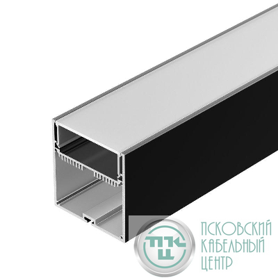 Профиль SL-LINE-7477-2500 BLACK+OPAL с экраном алюм. Arlight 027991
