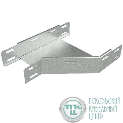 Переходник для лотка правый 80х300-400 сталь 1мм PD80-300-400-R КМ LO10037