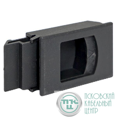 Защёлка пластиковая LS735 черн. EKF ZAM_zasch-LS735