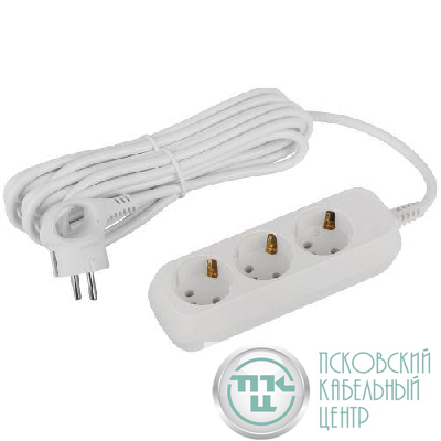 Удлинитель 3х5м с заземл. ПВС 3х1 UDL-16-350-E Greenline Эра Б0065045