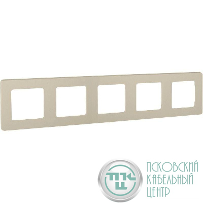 Рамка 5-м Inspiria сл. кость IEK 673971