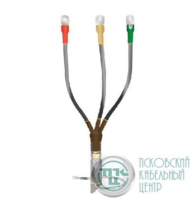 Муфта кабельная концевая внутр. установки 1кВ КВТп 3х(70-120мм) без наконечн. Нева-Транс Комплект 22020003