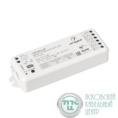 Контроллер SMART-TUYA-WIFI-MIX-SUF 12-36В 2х5А 2.4G IP20 пластик Arlight 034501