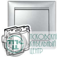 Механизм выключателя 2-кл. СП Valena алюм. (DIY-упак.) Leg 694337