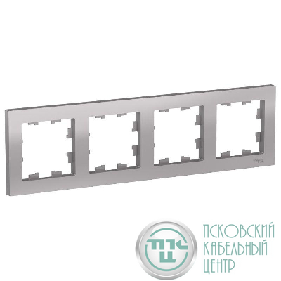 Рамка 4-м AtlasDesign универс. алюм. SE ATN000304