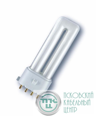 Лампа люминесцентная компакт. DULUX S/E 11W/840 2G7 10х1 RU OSRAM LEDVANCE 4099854123641