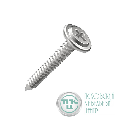 Саморез с прессшайбой усиленный 4.2х25 (уп.1000шт) Промрукав PR17.00341