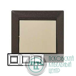 Рамка 3-м Valena горизонт. модерн Leg 770003