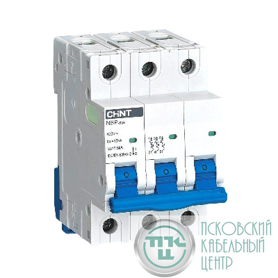 Выключатель автоматический модульный 3п 8In 16А 15кА NBP-63R CHINT 352392