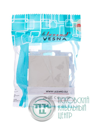 Выключатель 1-кл. СП Vesna механизм крем. LEZARD 742-0388-100