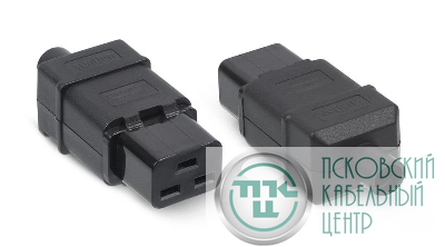 Вилка разборная С 19 IEC-320-C19 разъем IEC Cabeus 9648c