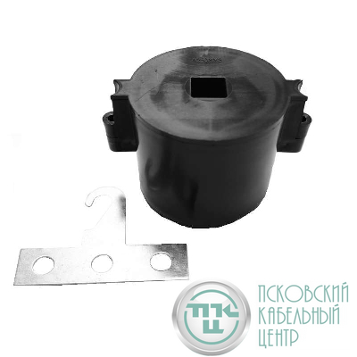 Коробка установочная СП 75х62мм Л253МУЗ крышка IP44 Урал Пак КУ-502000253-060